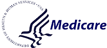 Logo Recognizing Foot Specialists of Long Island's affiliation with Medicare